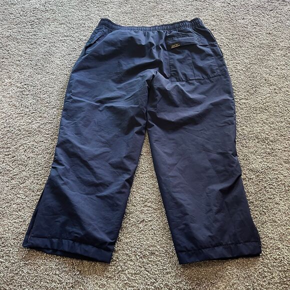 VTG Zero Restriction Gore-Tex Windbreaker Pants Navy Blue Waterproof Mens Sz XL - Picture 2 of 8